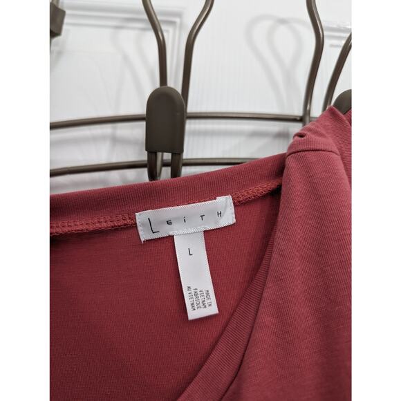 Leith Dress Ruched Lagenlook Minimalist Casual Brunch Party Staples Daytime Date - Picture 10 of 12